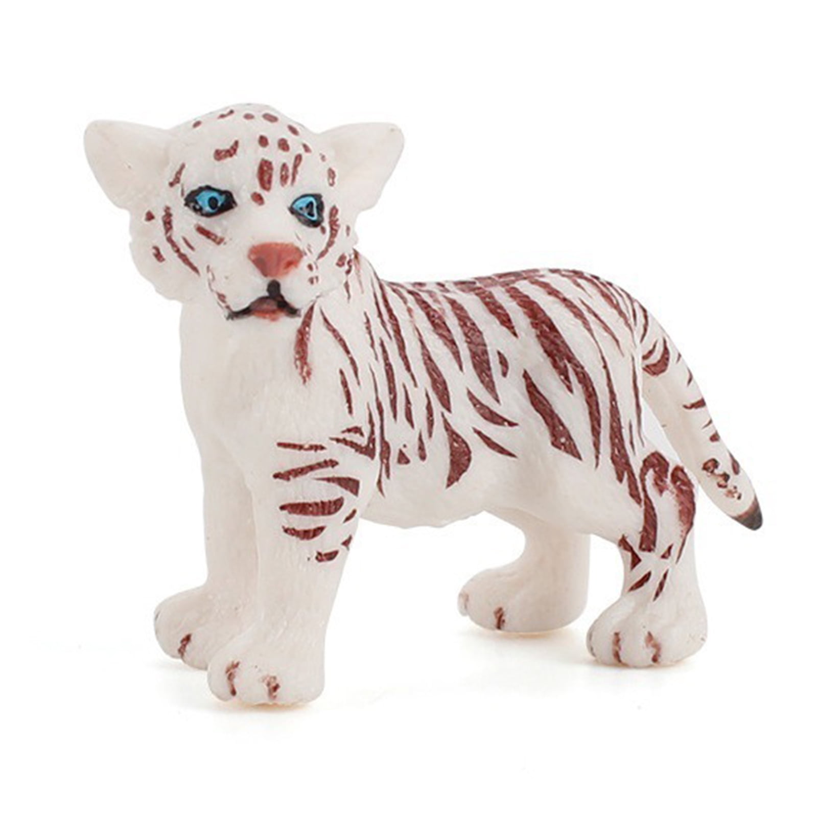 Fashion Simulation Wild Animal Tiger Model Kids Home Educational Toy Decor G 