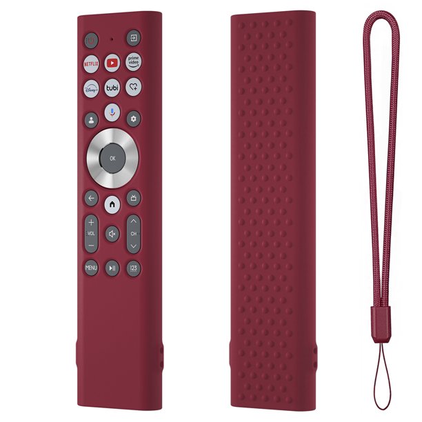 Fundas protectoras de silicona para control remoto Hisense para Hisense Class A7 U8 Series LCD 4K para GoogleTV 100U88N 85U88N