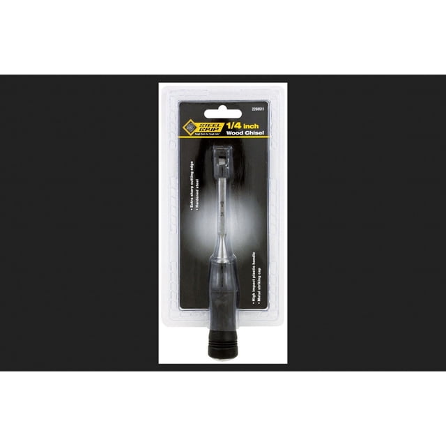 Cincel para madera, empuñadura de acero endurecido de 1/4 pulgadas