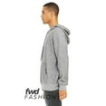 thumbnail image 3 of Bella Plus Canvas B83906584 FWD Fashion Unisex Sueded Fleece Hoodie, Athletic Heather - Medium, 3 of 3