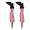 thumbnail image 1 of Décorations Extérieures Piquets de Sorcière Méchantes pour Halloween, Décorations Réalistes de Pieds de Sorcière pour Pelouse, Patio, Maison (Rouge, Taille Unique), 1 of 7