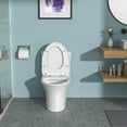 thumbnail image 4 of Boyel Living One Piece Elongated Dual Flush Toilet with 1.6/1.1 GPF, Soft-close Seat Included, 4 of 7