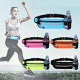 thumbnail image 1 of Riñonera deportiva para correr, unisex, para teléfono móvil, impermeable, para hombre y mujer, táctica, invisible, con soporte para bebidas, 1 of 4