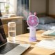 thumbnail image 1 of Handheld Mini Fan USB Rechargeable Quiet Portable Fan With LED Lights Cute Fan For Kids Daily Use, 1 of 8