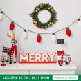 thumbnail image 3 of pieza de bolas navideñas artificiales doradas de 46 cm, guirnalda navideña de piñas para colgar en la pared, chimenea, árbol de Navidad, decoración de ventanas para fiestas, 3 of 5