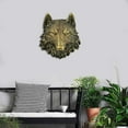 thumbnail image 4 of Escultura de busto de pared colgante de imitación , decoración rústica para , decoraciones de pared con cabeza de animal para sala BLESIY Decoraciones de pared para el hogar, 4 of 8