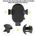 onn. 5W Wireless Charging Car Mount, Dash & Windshield Universal Car Mount Compatible with Qi