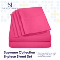 thumbnail image 2 of Sábanas Sweet Home Collection, 6 unidades, 1500 Supreme King, 2 of 6