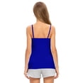 thumbnail image 4 of Women's Adjustable Spaghetti Strap Cami Tank Top Cropped Stretchy Basic Layering Casual Summer Daily Tops 2026, XL, 4 of 6