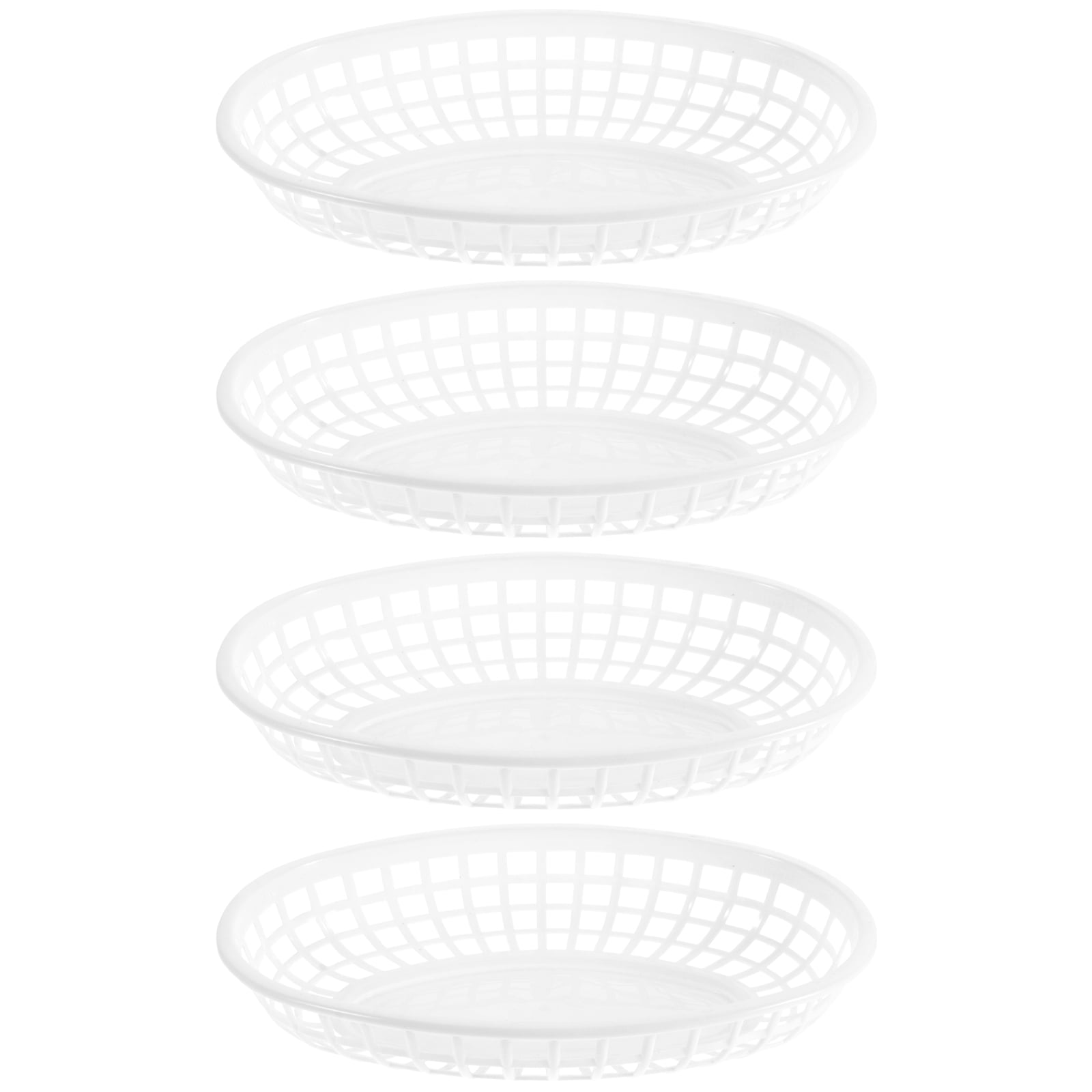 Frcolor Basket Serving Food Fruit Baskets Bowl Fast Plastic Tray