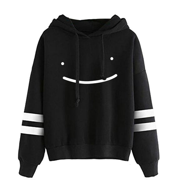 JMSUN Dreamwastaken Dream Smile Merch Unisex Hoodie Sweatshirt Dream SMP Men/Women Sweater Pollover Novelty Tracksuit
