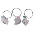 thumbnail image 6 of MLINS  Bag Hanging Accessories Adorable Pendant Best Friends Heart Keychain Lovers Dad Silver, 6 of 8