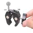 thumbnail image 2 of AOOOWER Universal Camera Clamp 1/4 3/8 Thread Screw Mounts Aluminum Alloy For Tripods, 2 of 8