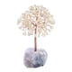 thumbnail image 1 of Decoración del hogar Matsuzay Árbol del dinero de piedra cristalina con base de Jardín y Patio Estilo 7, 1 of 6