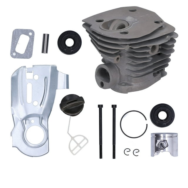 Kit de reconstrucción del extremo superior del sello de aceite del pistón del cilindro de 44 mm 503869971, repuesto para motosierra Husqvarna 340, 345 y 350