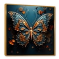 thumbnail image 2 of Designart "Magical Colors Carry Butterflies" Animals Butterfly Floater Framed Canvas Art Print, 2 of 5