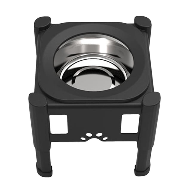 Dispensador de agua para mascotas Zulema alimentador lento Acero inoxidable 3