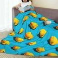 thumbnail image 5 of Yibo Strawberry Blanket for Girls Adults Kids Strawberry Blanket Gifts Flannel Strawberry and Flower Throw Blanket for Bed Living Room Sofa Couch Soft Warm Lightweight Cozy Strawberry Decor, 5 of 7