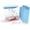 Blue, variant on Emporio Kitchen Round Ice Cube Tray 1 Pack with Lid & Tongs,Stackable Mold, Makes 33 Ice Balls, Quick-Release, Maker for Whiskey & Cocktails, Black
