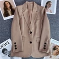 thumbnail image 1 of Blazer elegante para mujer, abrigo de traje informal deportivo, chaqueta de lujo de moda coreana, ropa de mujer de Color sólido, primavera y otoño, 1 of 5