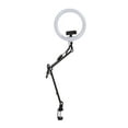 thumbnail image 1 of 10in Live Stream Fill Light Angle Adjustable Dimmable Clip On LED  Light With Stand Phone Holder For Beauty Manicure, 1 of 8