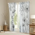 thumbnail image 3 of Manfei Floral Dandelion Blackout Curtains Set of 2 (52x84 Each) for Female Women Men,Rustic Cabin Window Curtains,Retro Vintage Curtains and Drapes,Luxury Bedroom Decor, 3 of 6