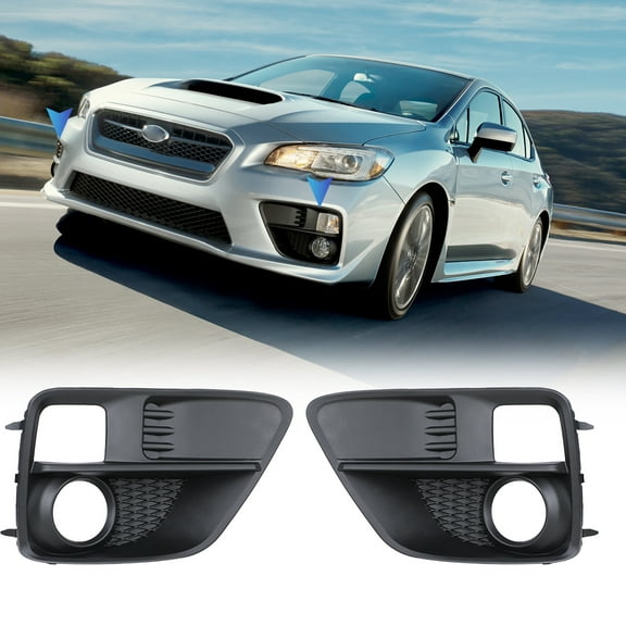 For 2015 2016 2017 Subaru WRX STI Fog Lights Bezel/Cover Pair Left & Right Side