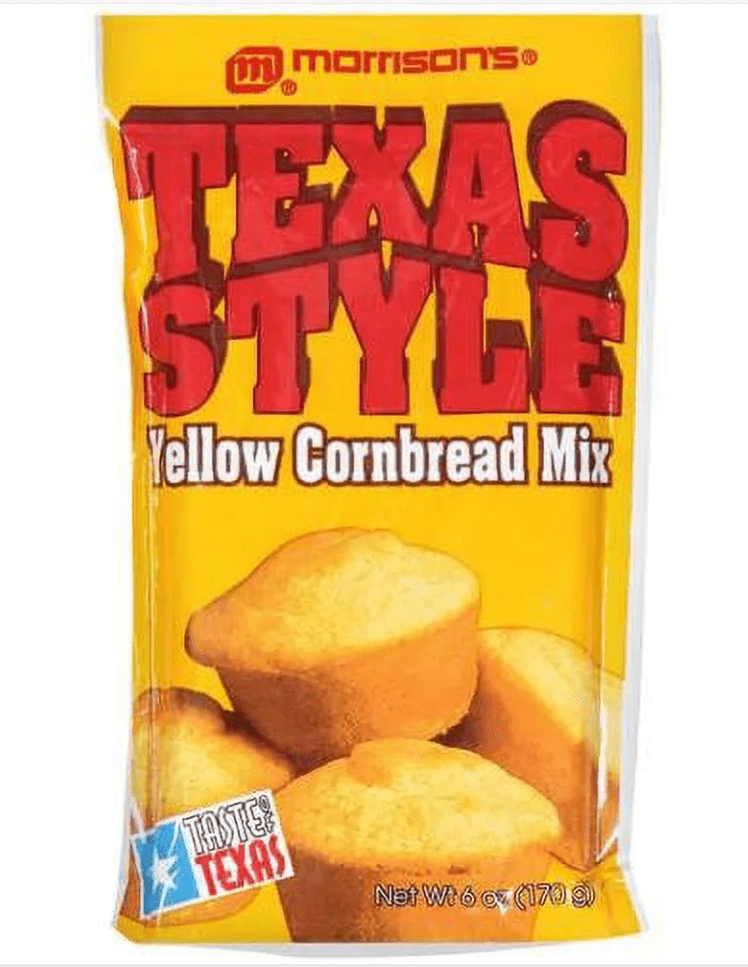 (4 pack) Morrison's Authentic Texas Style Cornbread Mix, 6 oz