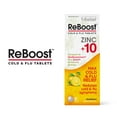 thumbnail image 6 of MediNatura ReBoost Zinc +10  MAX Cold and Flu Relief Tablets, Homeopathic Medicine, Lemon Flavor, 60 Count, 6 of 8