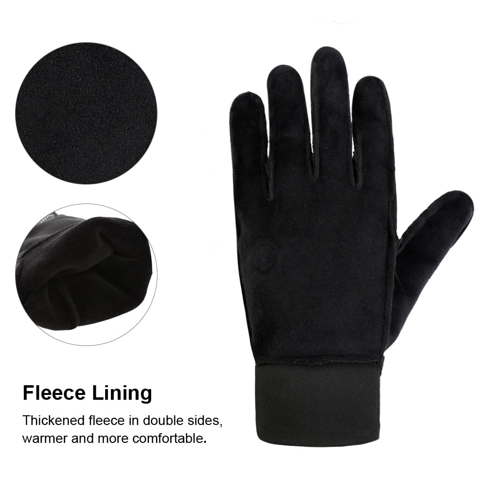 Vbiger Men Winter Warm Gloves Windproof Anti-slip Touch Screen Gloves Cold Weather Gloves Liner Vbiger Men Winter Warm Gloves Windproof Anti-slip Touch Screen Gloves Cold Weather Gloves Liner