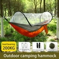 thumbnail image 4 of Lifetechs Camping Hammock with Gnats Net 200Kg Breathable Lightweight Portable Single Hammock with Tree Straps Easy Setup Indoor Outdoor Hiking Hammock, 4 of 8