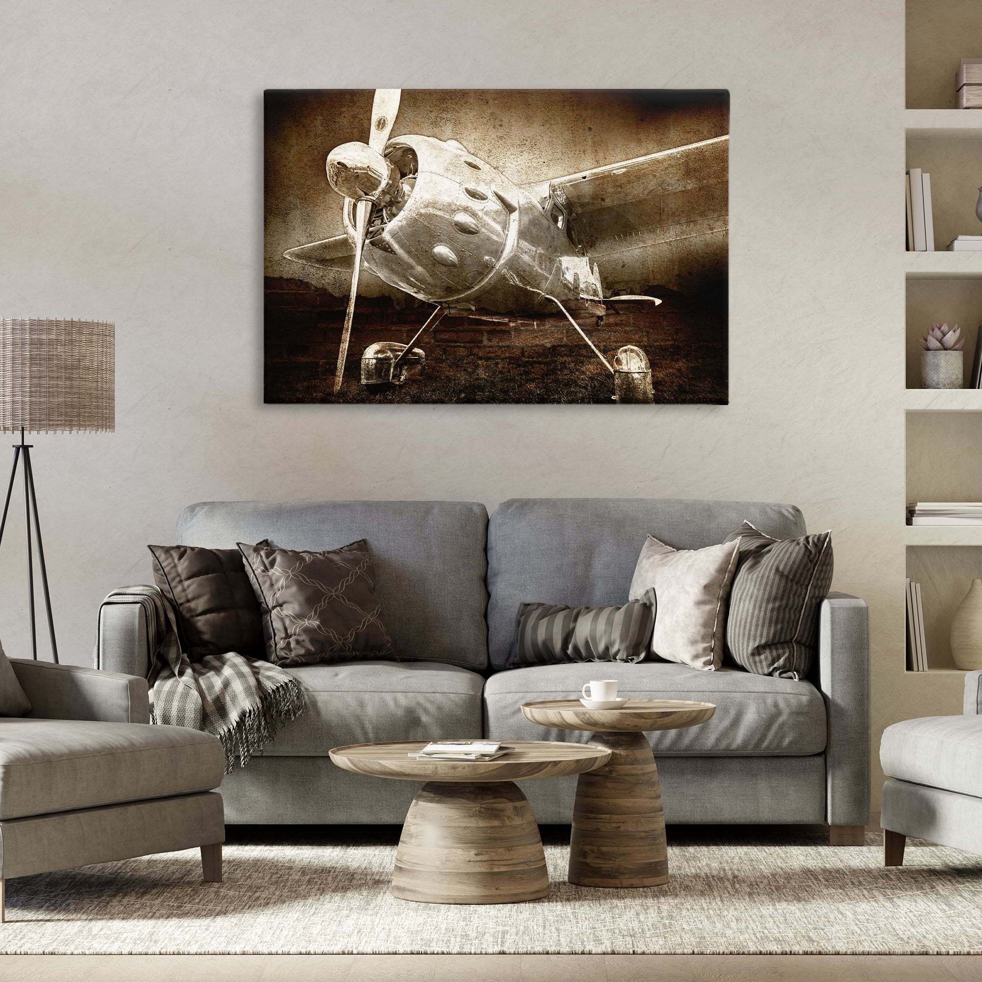Stupell Industries Taking Flight Vintage Canvas Wall Art, design by Kim Allen