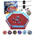 thumbnail image 1 of Set de batalla Toy Bey Battling Top Stadium Blade AIBREAY con 6 peonzas de metal Fusion, 2 lanzadores, 1 arena para niños y niños a partir de 6, 1 of 6