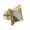 925 Sterling Silver, variant on Collection 0.10 Ctw Natural Round Blue, White, Yellow Diamond Micro Pave Kite Hip Hop Stud (1Pc Only) in 14K Solid Yellow Gold, Screw Back,Unisex Design Ladies,Mens Real Diamond Earrings