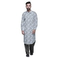 thumbnail image 2 of Atasi Kurta-Pyjama Punjabi pour Hommes, Ensemble Kurta-Pyjama Décontracté Imprimé pour Hommes, 2 of 5
