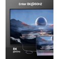 thumbnail image 4 of USB 4 Ca Compati con Thunderbolt 4 Right Angle Ca 3.3 ft, USB C a USB C Ca con transferencia de datos de 20 Gbps, soporte 8K@60HZ y carga de 240 W Compati con Thunderbolt 3/4 Tipo C 1 m ACTIVE Biensenido a ACTIVE, 4 of 5