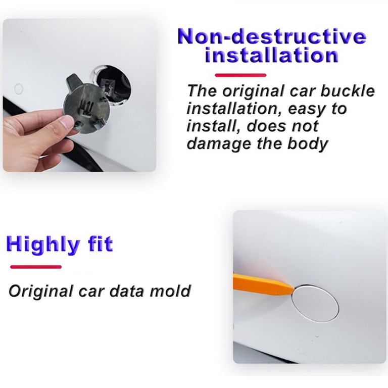 Front Bumper Tow Hook Cover Cap For Tesla Model Y 2020-2022 - Painted Replacement