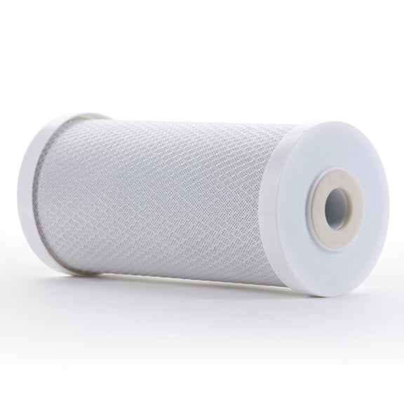 Hydronix CB-45-1005 Whole House or Commercial NSF Coconut Activated Carbon Block Water Filter, 4.5" x 10" - 5 micron