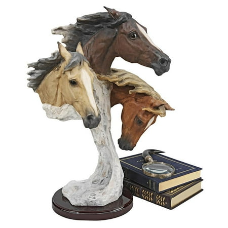 Racing the Wind Wild Horse Statue by Samuel Lightfoot: Grand