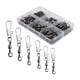 thumbnail image 1 of 100 piezas de rodamiento de de material acero inoxidable, conector giratorio de pesca, pasador de enclavamiento, equipo de pesca, señuelos, anzuelo, Zulema Conector giratorio de pesca, 1 of 4