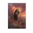 thumbnail image 2 of 28x40 inch Double-Sided Garden Flags Banners Vibrant Outdoor Decor for House Patio Outdoor Majestic Powerful Lion, 2 of 6