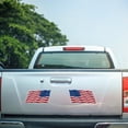 thumbnail image 4 of D-GROEE 2Pcs Reflective American Flag Sticker - 7x4 Inches - American Flag Decal - American Flag Stickers Decals for Car Bumper Truck Window, 4 of 7
