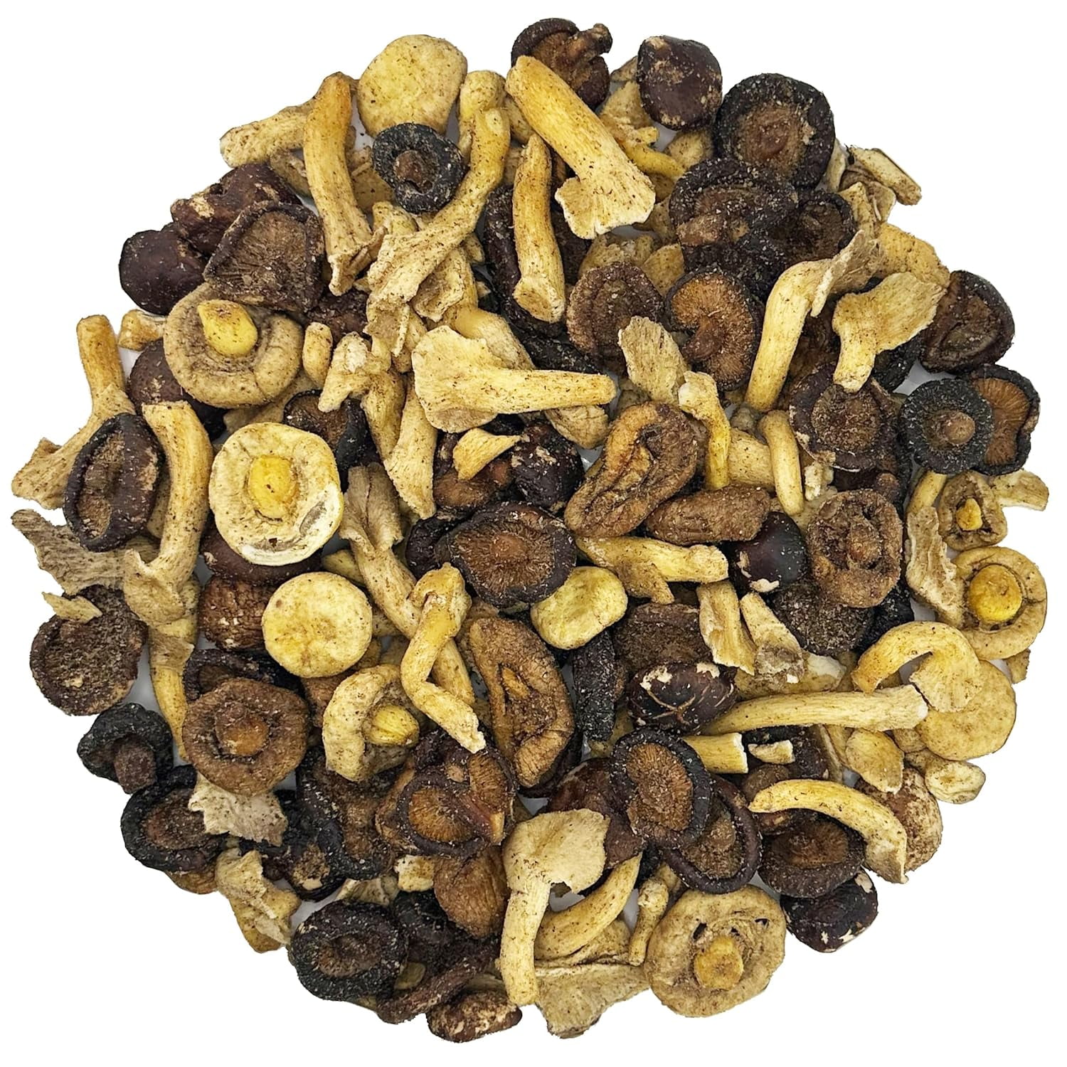 FirstChoiceCandy 3 Type Mix Mushroom Chips, Shiitake, Button & Oyster Mushroom Chips – Crunchy, All-Natural Snack – Healthy in Original pack (3 Pound))