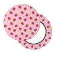 thumbnail image 7 of Uemuo Strawberries Pattern Round Bar Stool Seat Covers Washable Stool Cushion Slipcover Elastic Bar Chair Covers-13 inch, 7 of 7