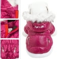 thumbnail image 2 of Pet Life ® Classic Metallic Fashion 3M Insulated Dog Coat Parka w/ Removable Hood, 2 of 8