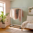 thumbnail image 4 of Standard Rod Garment Rack, Silver, 4 of 7
