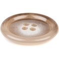 thumbnail image 2 of Mibo 5pcs Urea Coat Buttons with Rim - 4 Hole - 54L(34mm) - Light Taupe Blend, 2 of 2