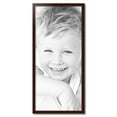 thumbnail image 2 of ArtToFrames 18" x 40" Walnut Picture Frame, 18x40 inch Brown Wood Poster Frame (WOM-4106), 2 of 8