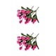 thumbnail image 2 of Flores Artificiales Tulipanes de Seda Yuarrent 2 uds Color Púrpura, 2 of 6