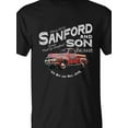 thumbnail image 2 of =Casual Tee With Bold "we Buy & Sell Junk" Red Truck Design, Durable Short Sleeve Shirt For All Seasons, Vintage Tshirt, Allseason Apparel, Nostalgic Design, Stylish Casualwear, 2 of 7